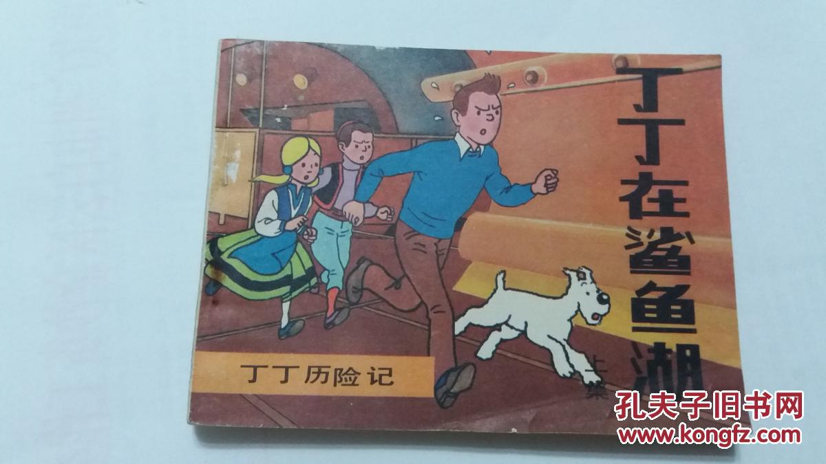 丁丁在鲨鱼湖【上下】-丁丁历险记-连环画