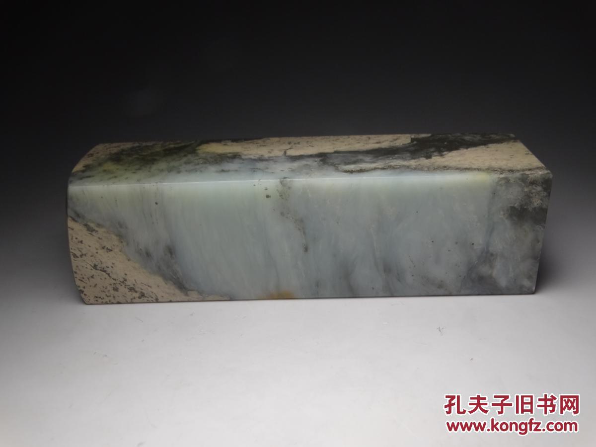 品种石 云南天青石印章 质地透彻 石中君子 石性稳定 品好无裂 难得