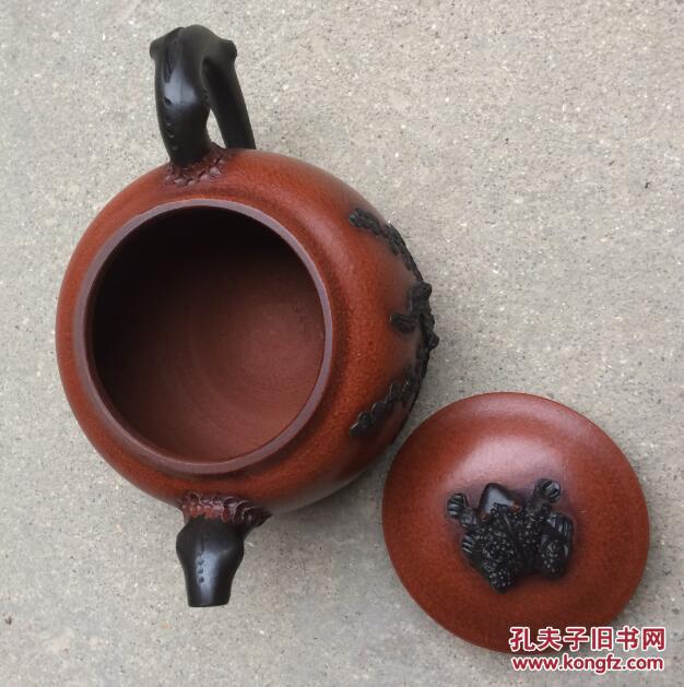 蒋蓉名款紫砂壶 金蟾紫砂壶 名家名款 精品茶具