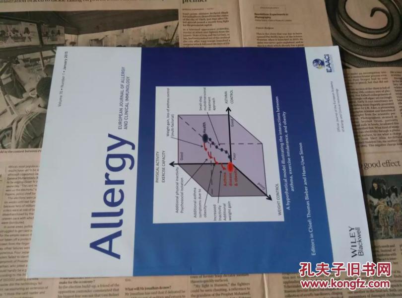 Allergy 过敏 变态反应免疫医学学术论文考研资