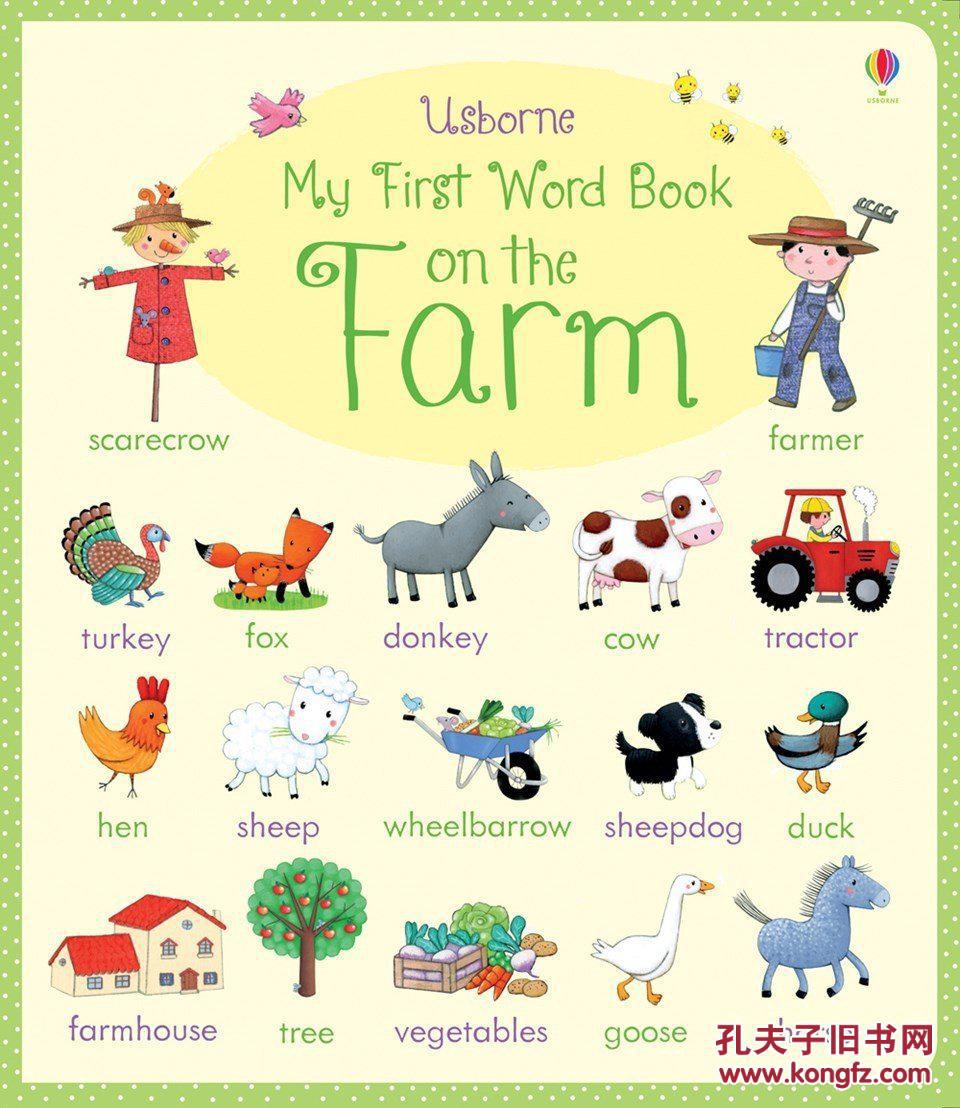 my first word book on the farm 我的第一本单词书:农场