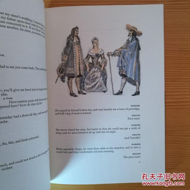莫里哀戏剧 tartuffe the would-be gentleman 《伪君子》《贵人迷》