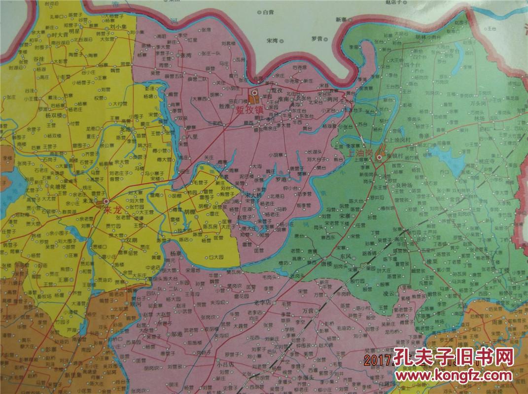 潢川县旅游交通市域图-四开地图