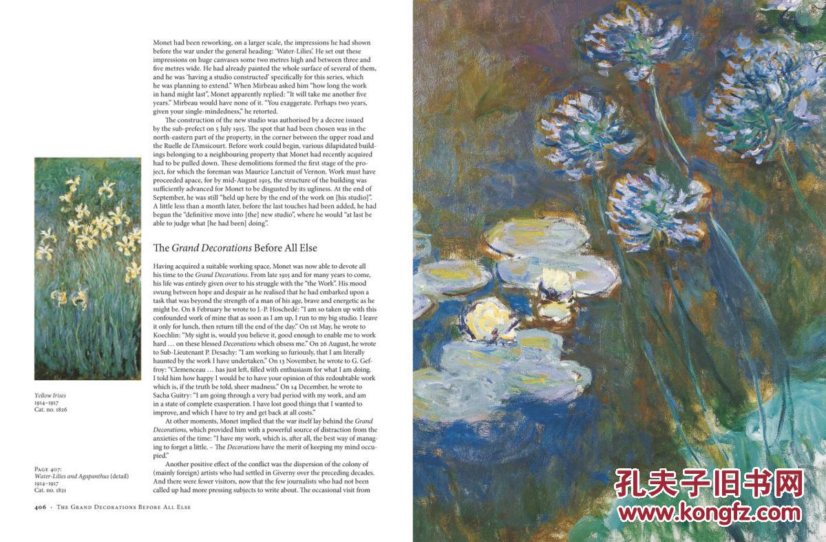 莫奈画册monet or the triumph of impressionism 莫奈画集作品集