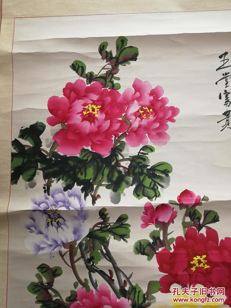 著名画家,牡丹王,王铎精品牡丹