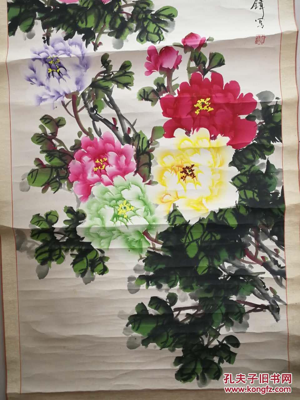 著名画家牡丹王王铎精品牡丹