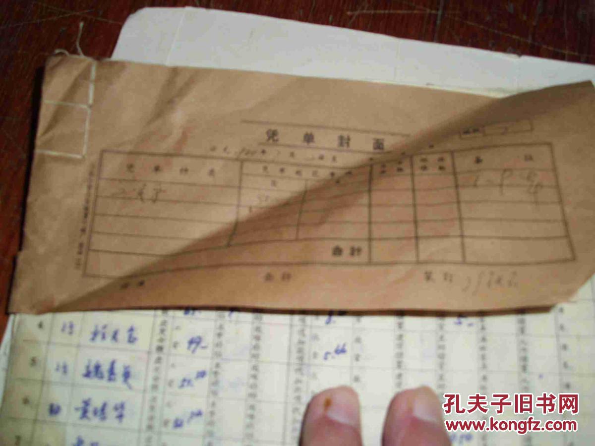 64年上海卫生局工资单