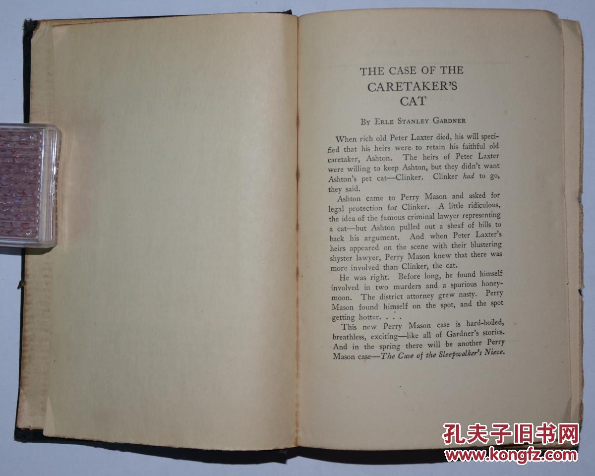 the case of the caretaker"s cat 毛边本