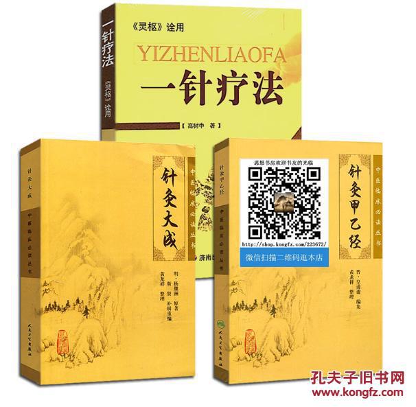 正版灵枢诠用一针疗法针灸大成针灸甲乙经针灸学书籍