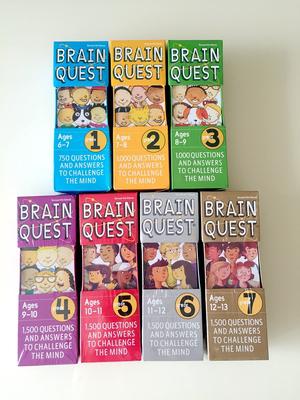 英文原版Brain Quest7-13岁 中小学大脑任务智