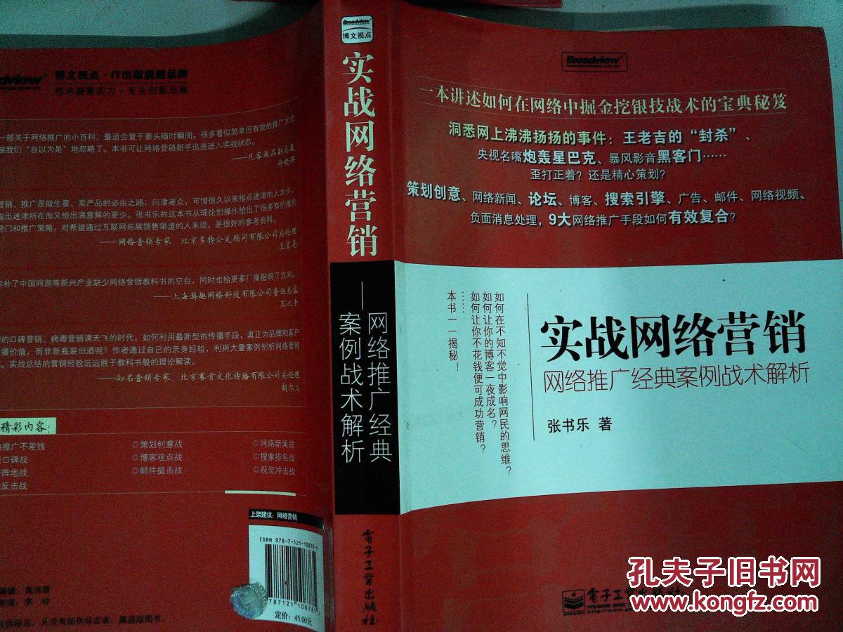 实战网络营销:网络推广经典案例战术解析