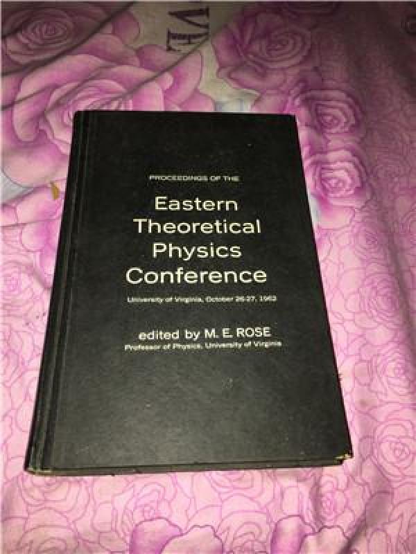 美国东部理论物理学议论文集 英文版