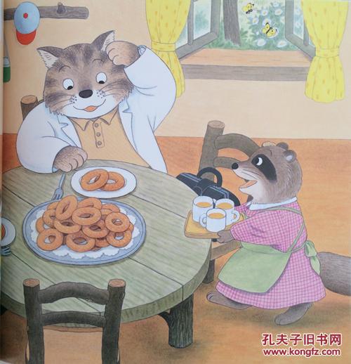 山猫医生系列 肚子疼 童书绘本 适合3-6岁以上宝宝 末