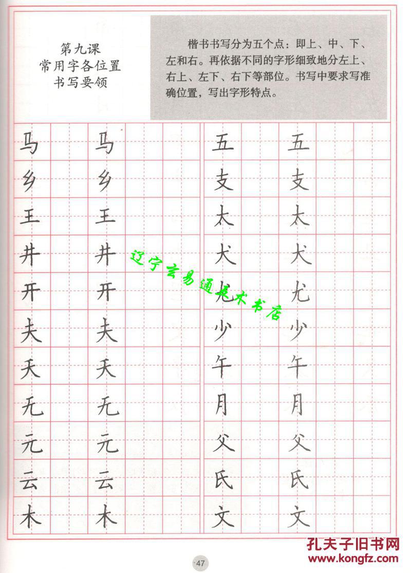 《硬笔书法基础教程——楷书》袁强主编16开124页