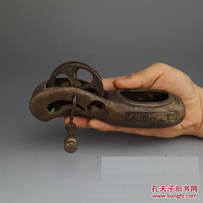 纯铜墨斗摆件线墨古代木工用品