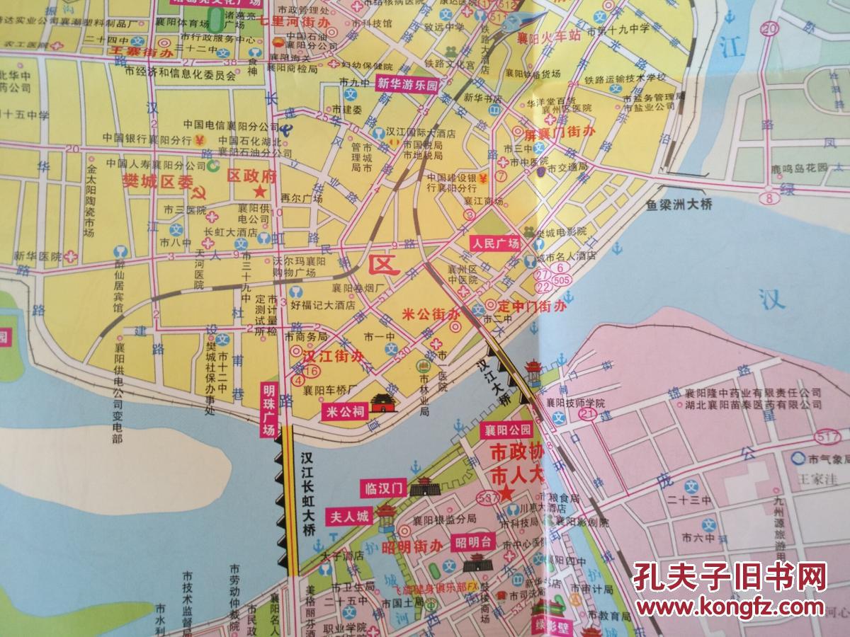 襄阳市交通旅游图 2017年 襄阳地图 襄阳市地图 襄阳交通图