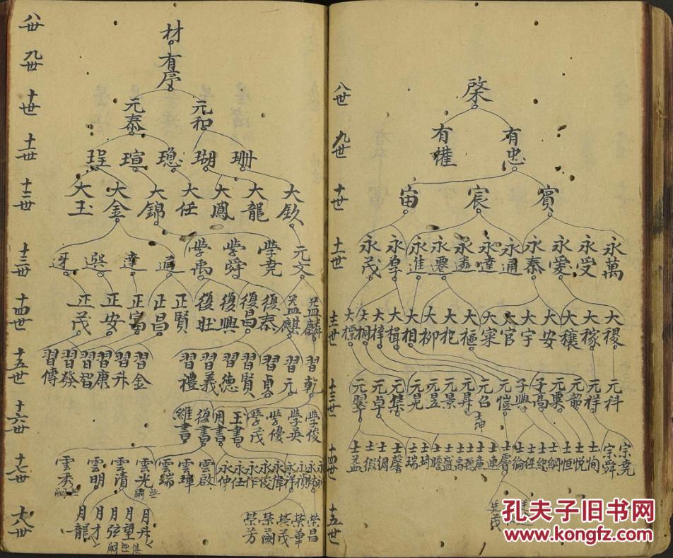 家谱----余氏族谱 【具体见品相描述】 程乡 念七郎公
