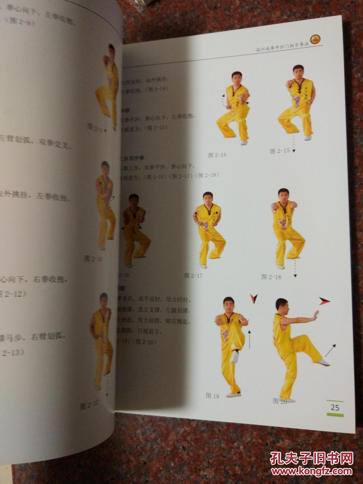 温州南拳系列书籍2本合售 温州南拳中栏门挺宇拳法 温州南拳大成第一