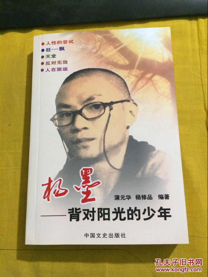 杨墨—背对阳光的少年