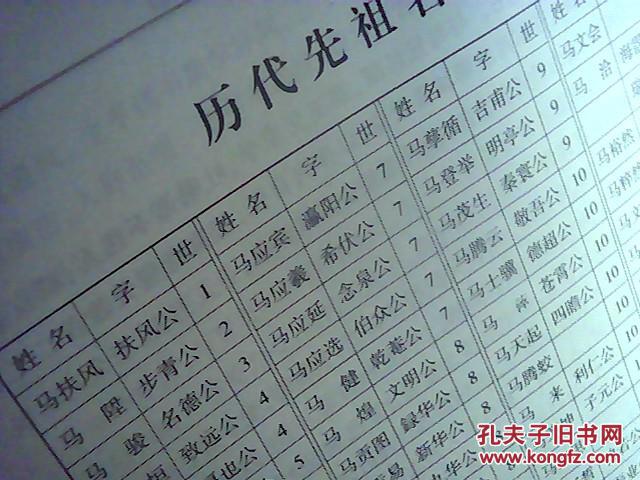 济南小金庄灵芝马氏族谱 精装大16开 详细见图