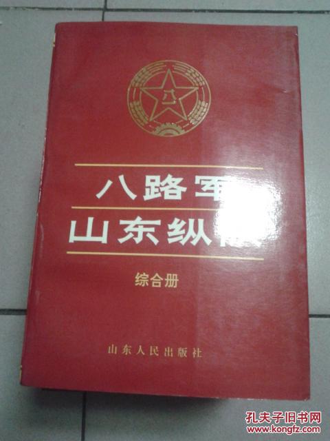 八路军山东纵队-综合册【1993年一版一印】b46
