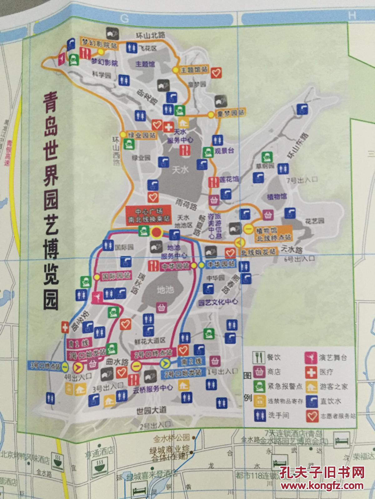 青岛旅游地图