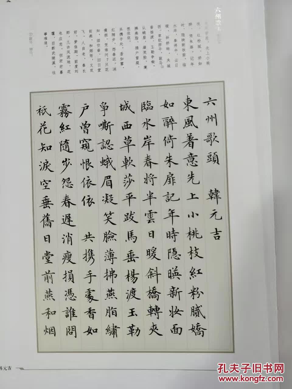 卢中南小楷宋词三百首 正版书法艺术