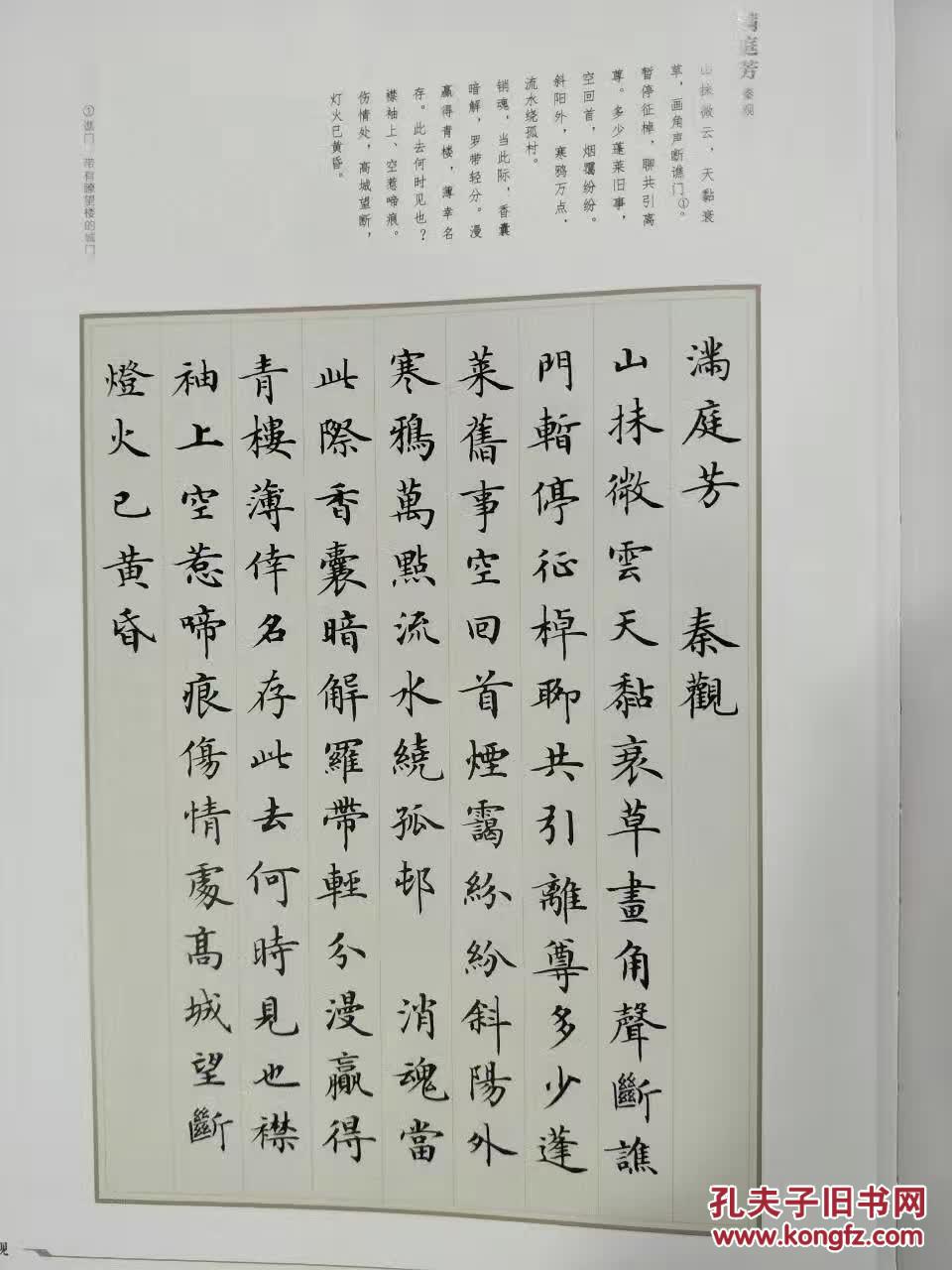 卢中南小楷宋词三百首 正版书法艺术