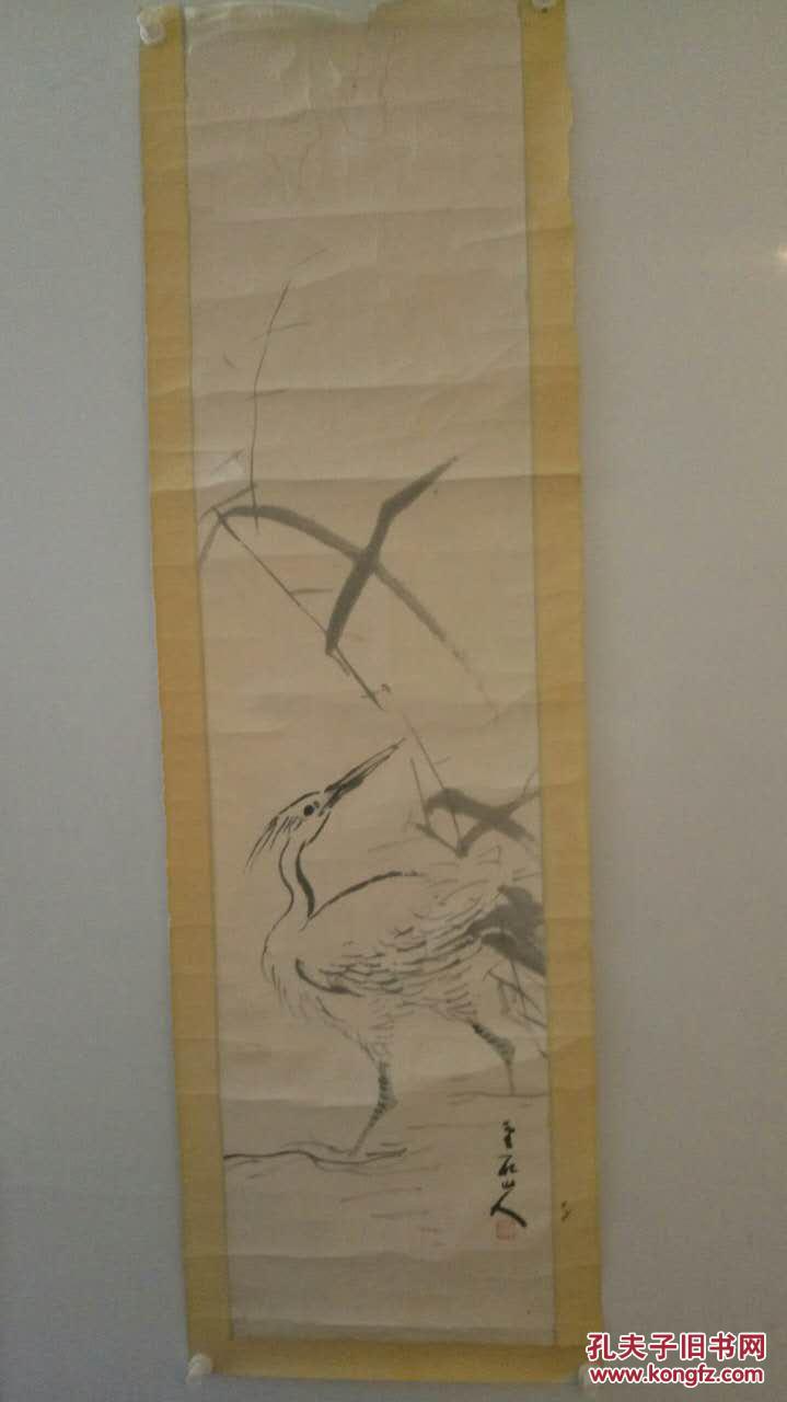 金石山人 明国花鸟 尺寸:130*33