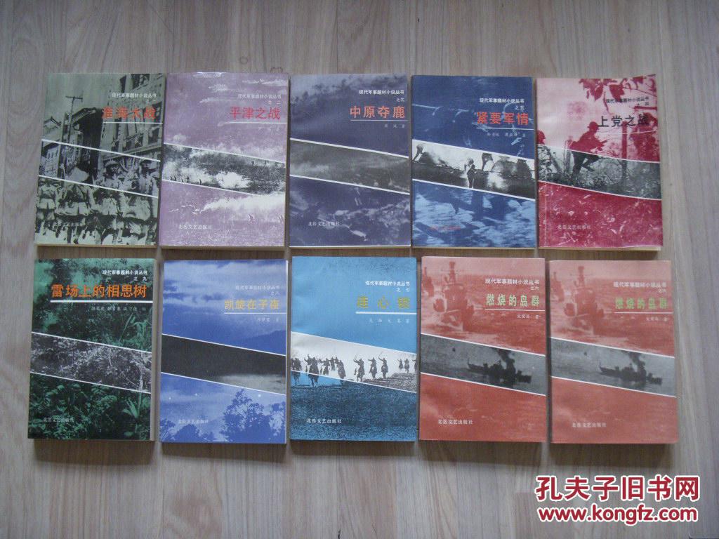 【图】现代军事题材小说丛书【全10册,有书盒