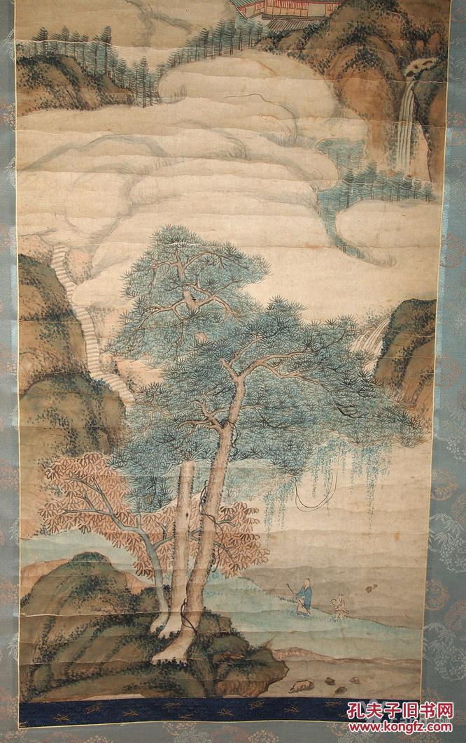 清代--王翚--《青绿山水》