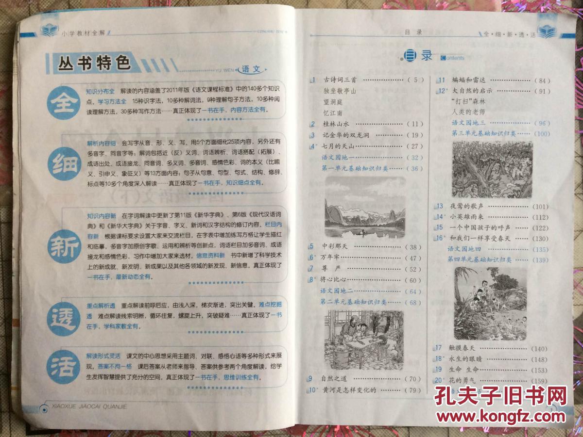 小学教材全解 四年级语文(下)