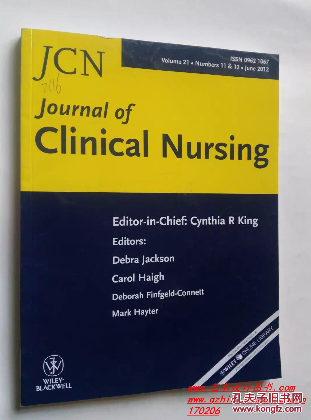 linical Nursing (JCN)临床护理医学学术杂志201