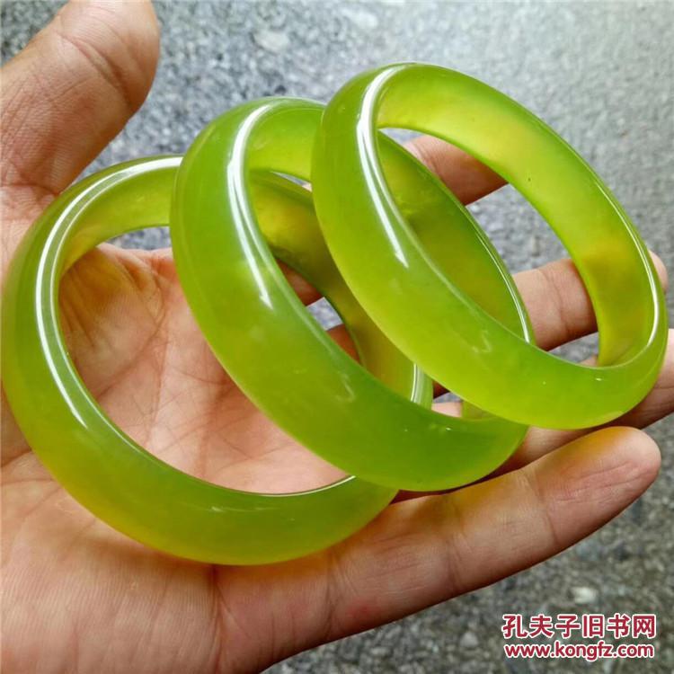 供应岫岩玉手镯 东北a货岫岩玉镯子 精品苹果绿岫玉手镯