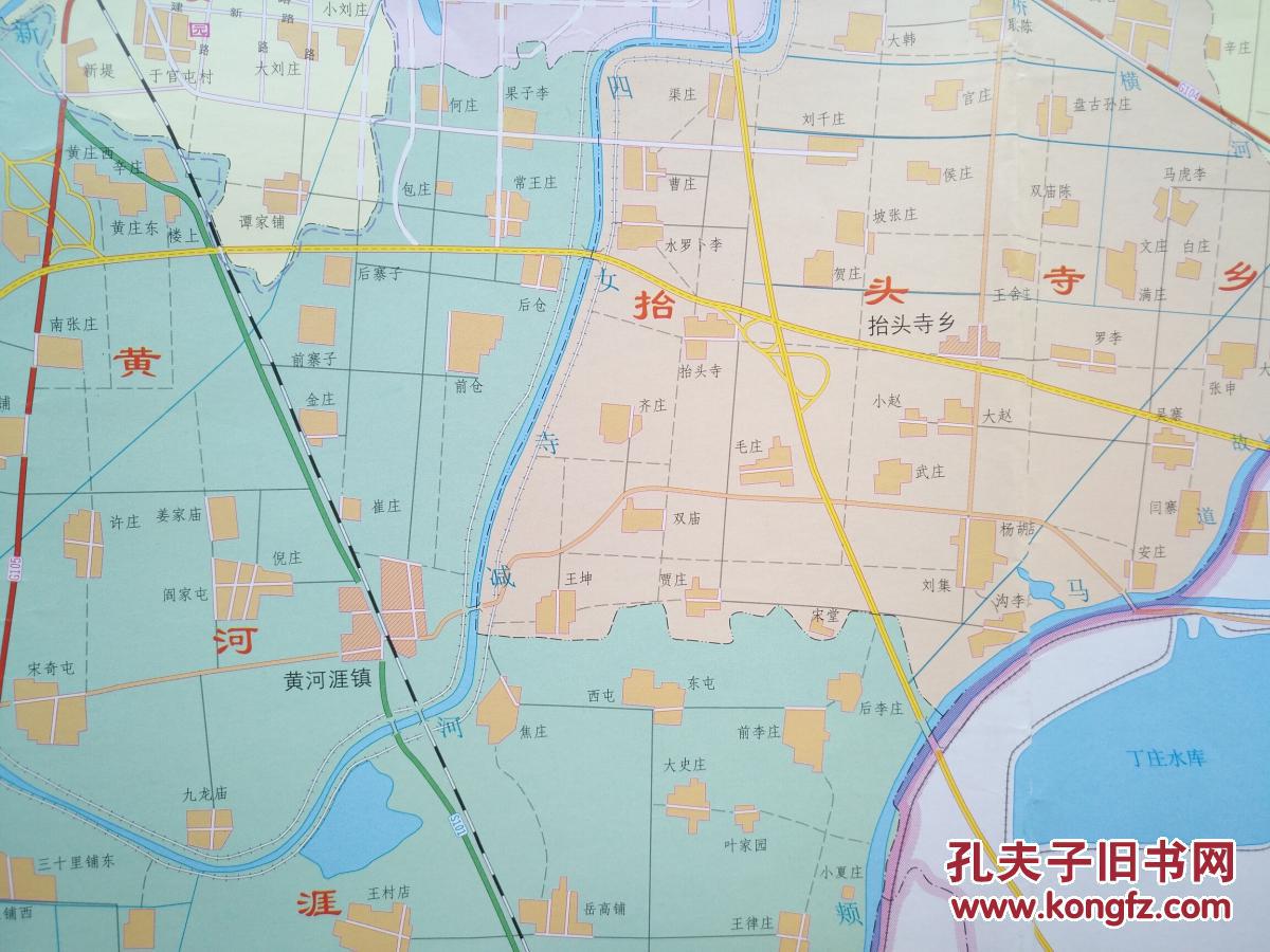 德州市德城区地图 全开 2007年 德城政区图 德城地图