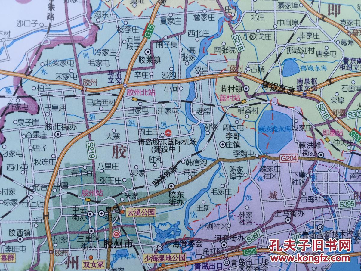 青岛市区地图交通图