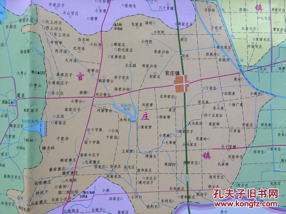 安丘市政区图 全开 安丘政区图 安丘地图 安丘市地图