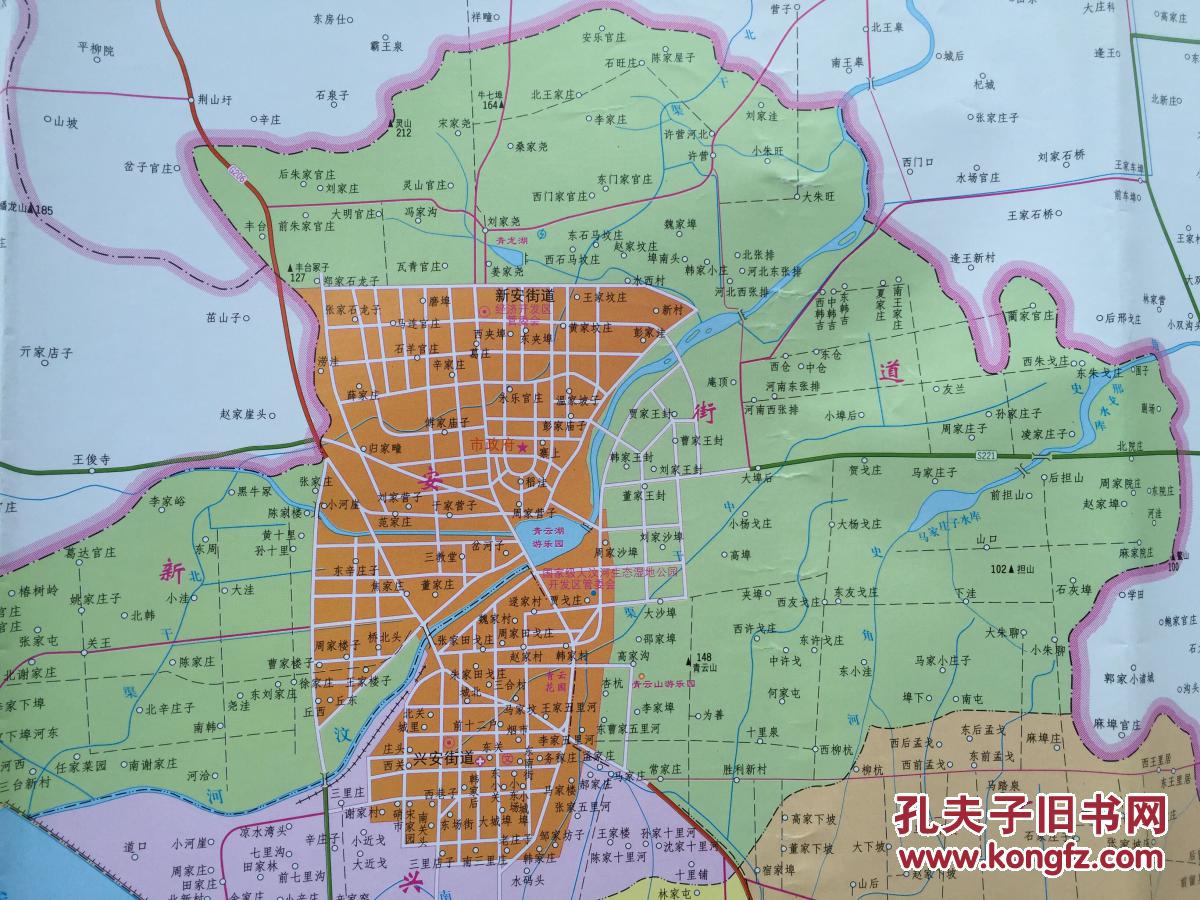 安丘市政区图 全开 安丘政区图 安丘地图 安丘市地图