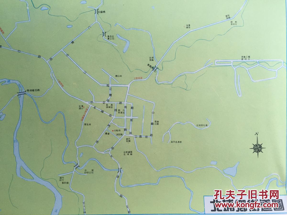 新竹县地图 1984年 新竹地图 新竹县地图