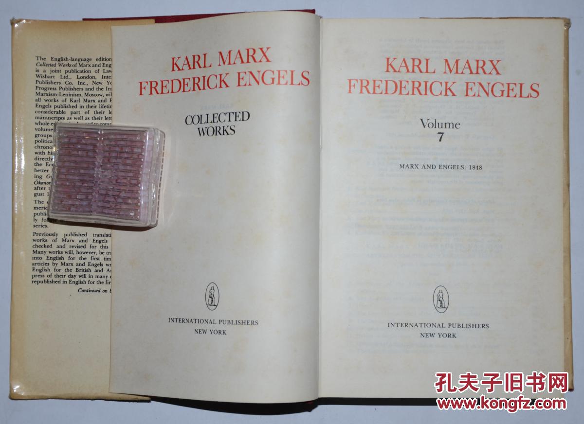 karl marx frederick engels collected works volume