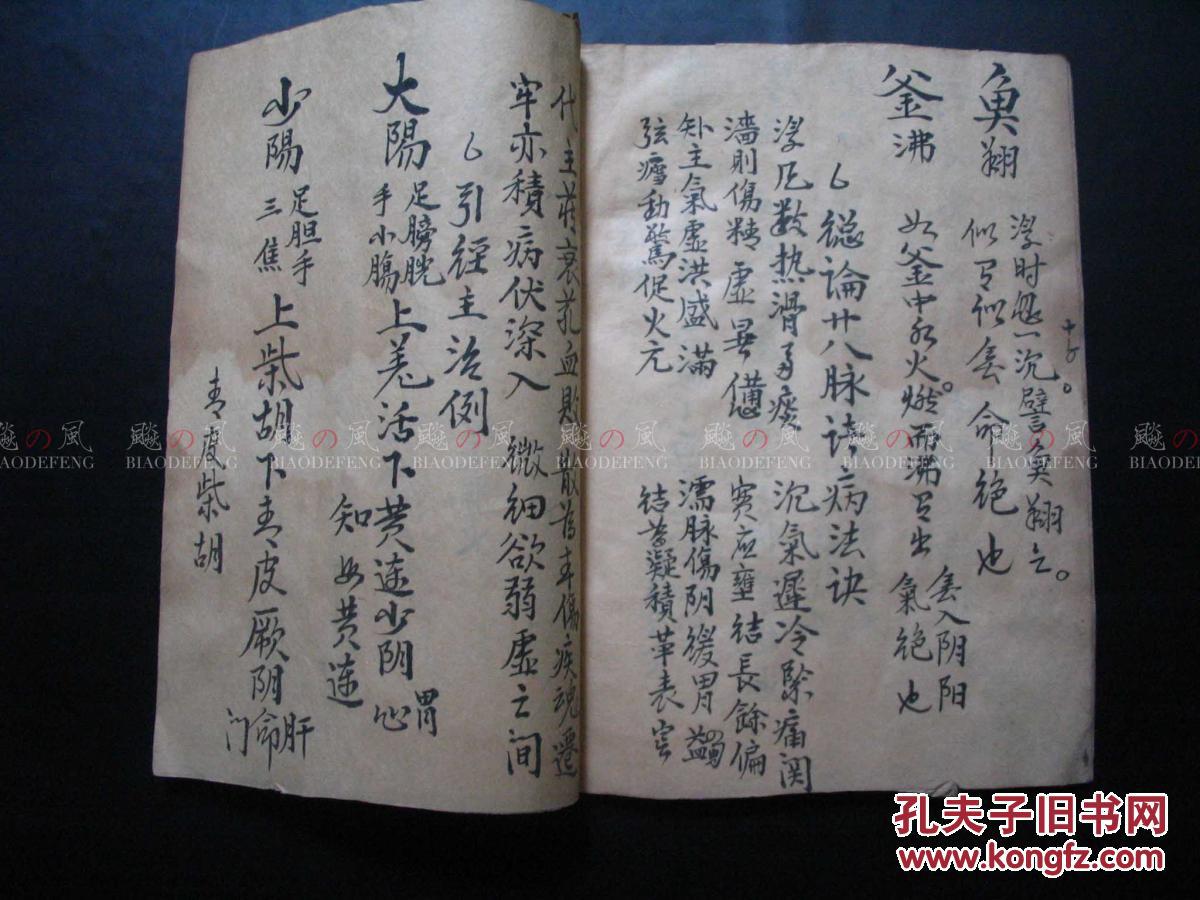 医书手抄 浮脉 沉脉阴 迟脉 数脉 滑脉 涩脉 虚脉 长脉阳 外脉 洪脉