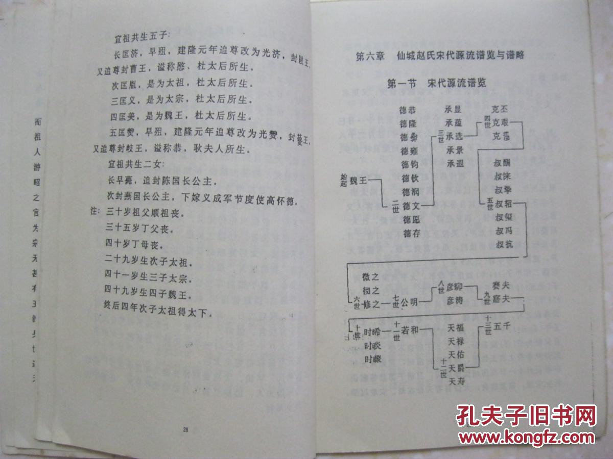 仙城赵氏家谱(广东省汕头市潮南区仙城镇赵氏家谱.