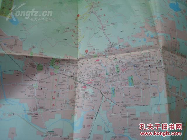 2006年3版3印 2开独版 泰安城区图 泰安市地图 肥城,宁阳,东平,新泰