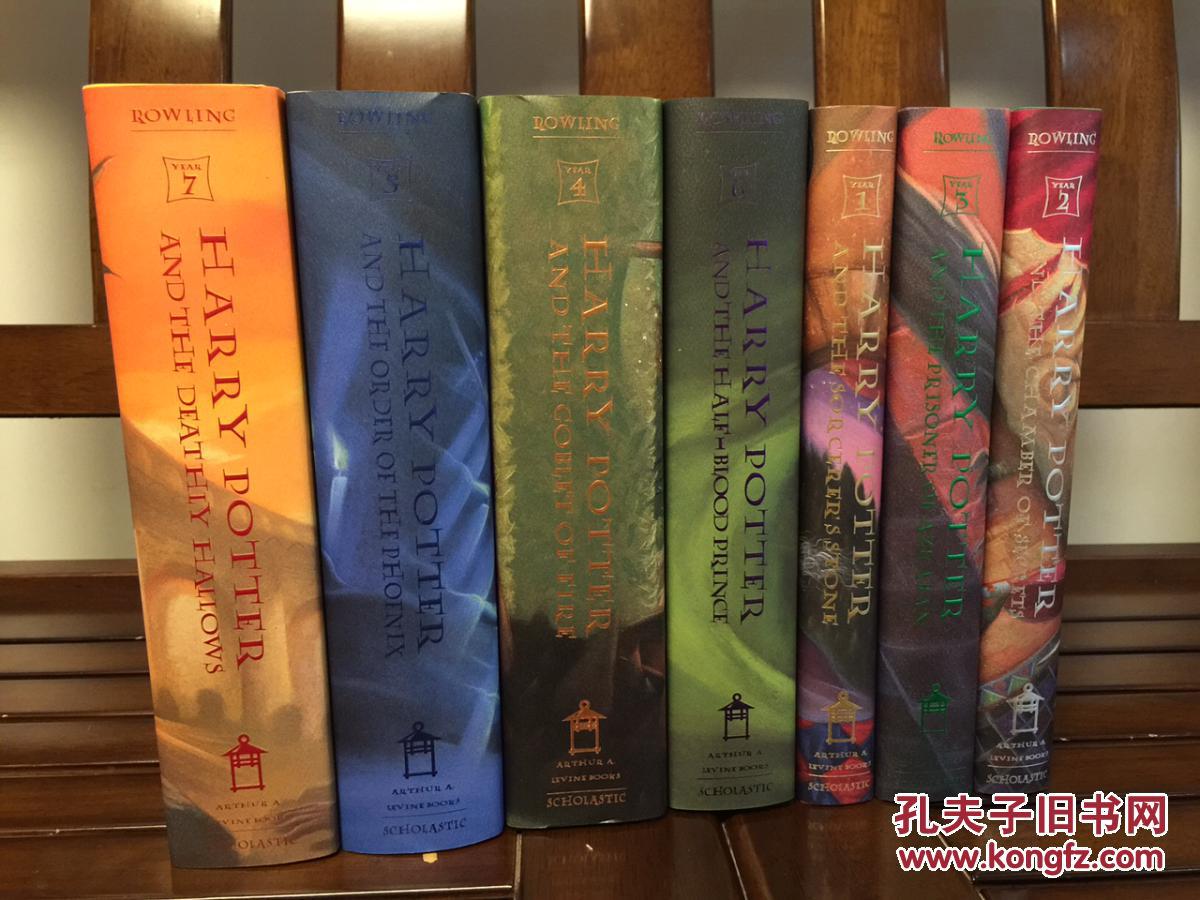 harrypotterbyjkrowling哈利波特美版精装17卷全新珍藏版