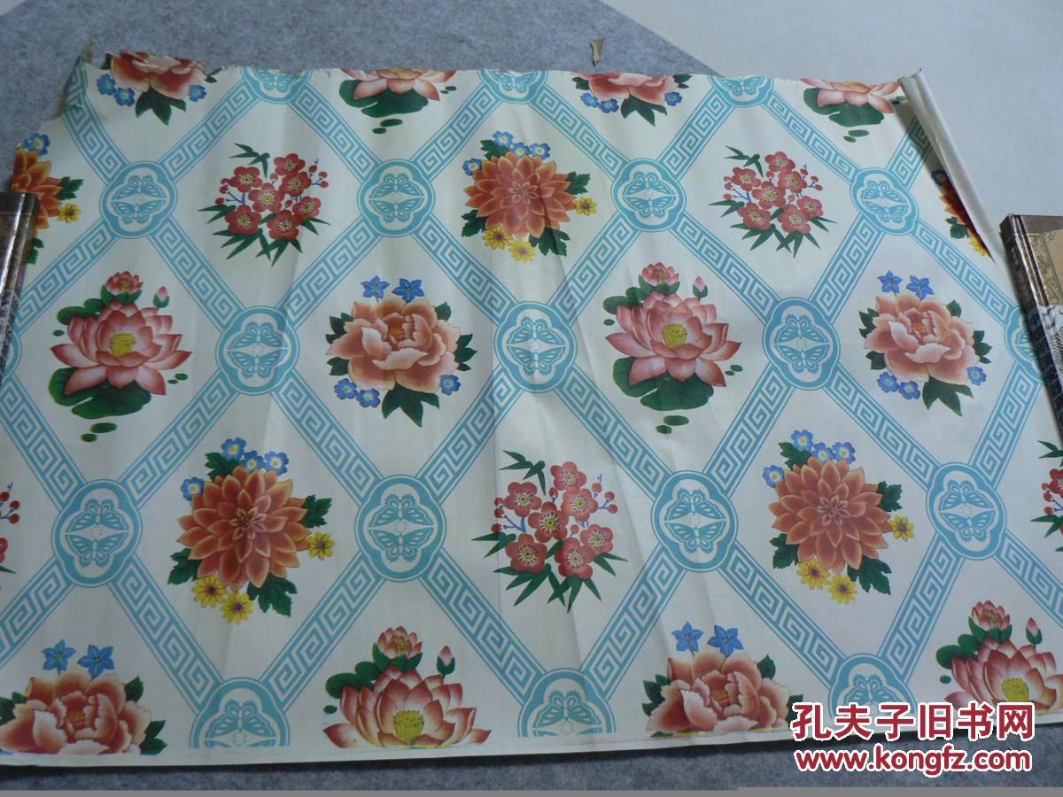 象眼格花棚纸