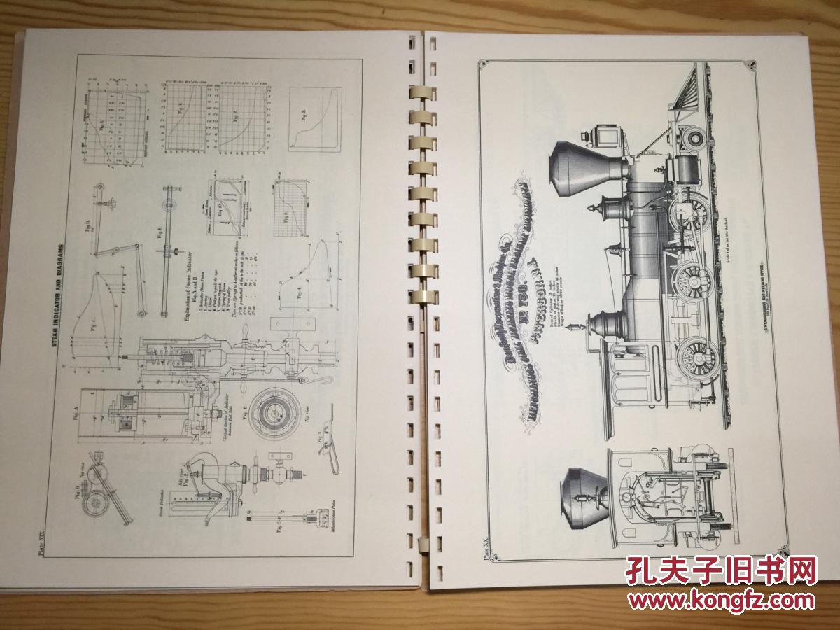 1967年 美国蒸汽机车设计及铁路机械图解《american locomotive