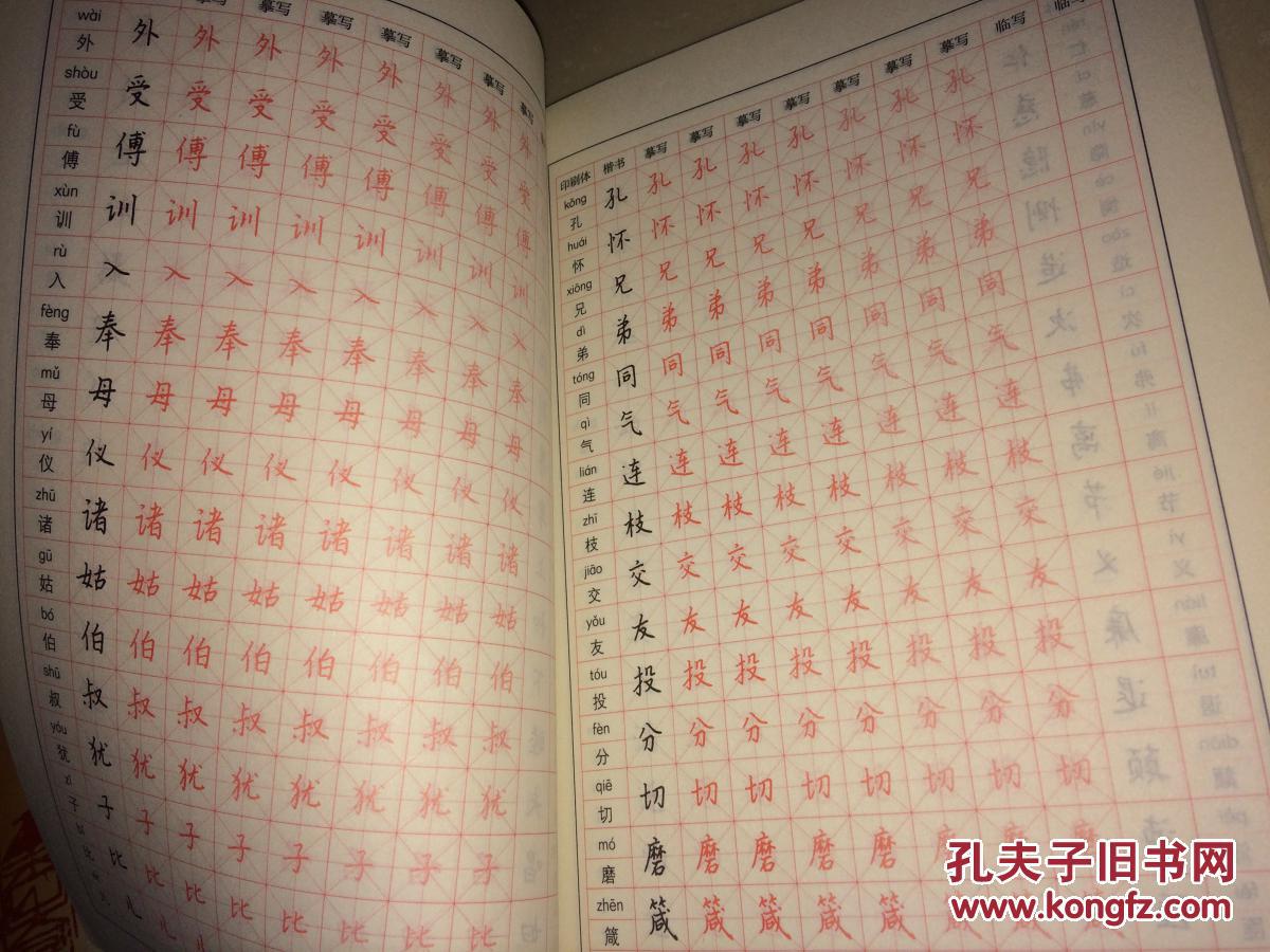 硬笔楷书《千字文》字帖