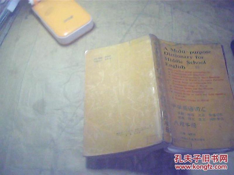 中学英语词汇求解短语文法快速记忆疑难同义反