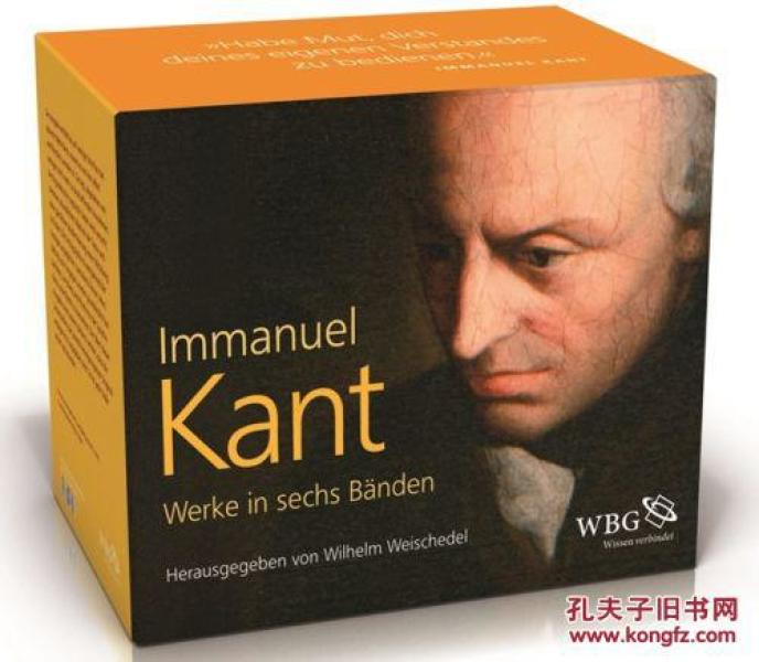 immanuel kant werke in sechs bnden 康德著作集 六卷