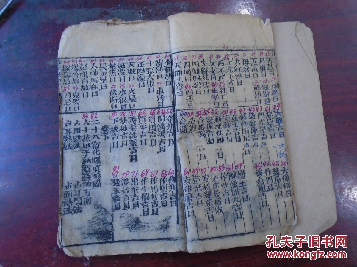 《许真君玉匣记(增补诸家选择万全玉匣记)》上卷(金符经九星,天迁图